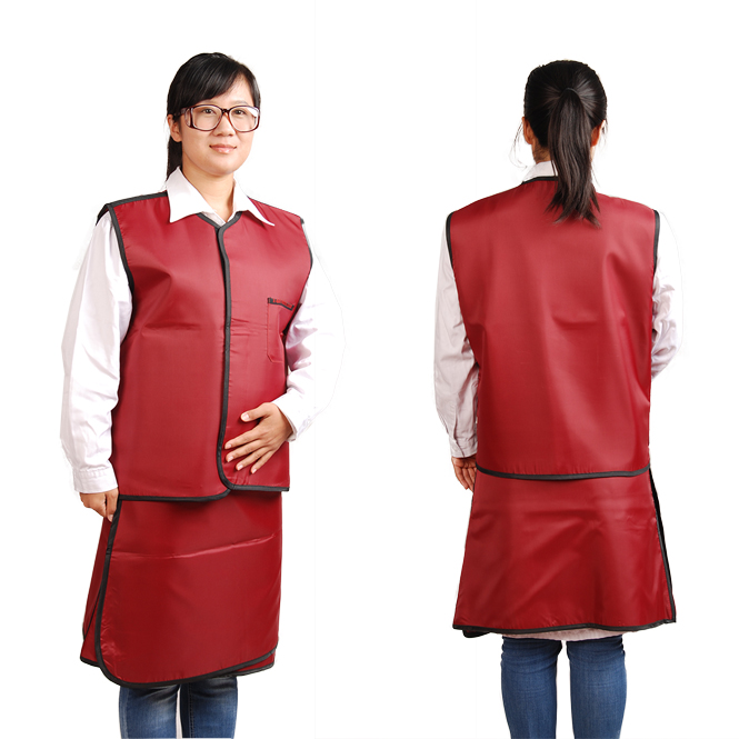 X-ray protective suit sleeveless skirt